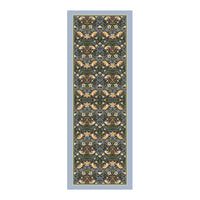 William Morris "Strawberry Thief" Silk Blend Shawl – Lightweight & Elegant Evening Wrap