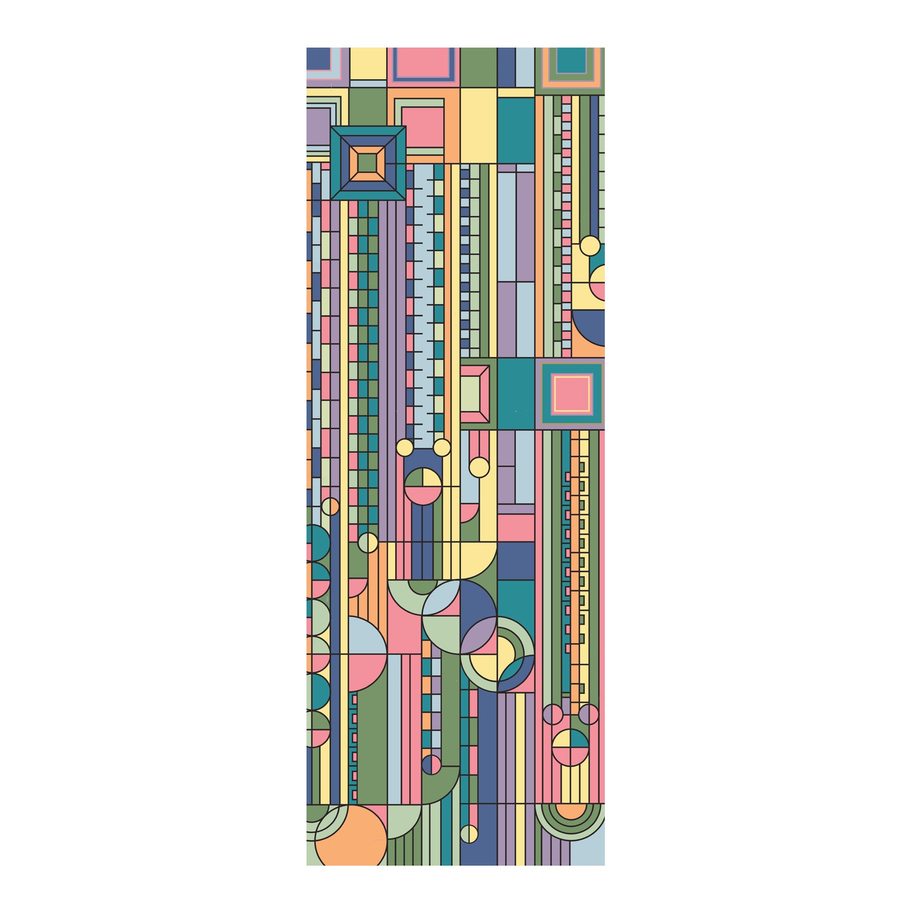 Frank Lloyd Wright Saguaro Forms Silk Blend Shawl – Lightweight & Elegant Evening Wrap