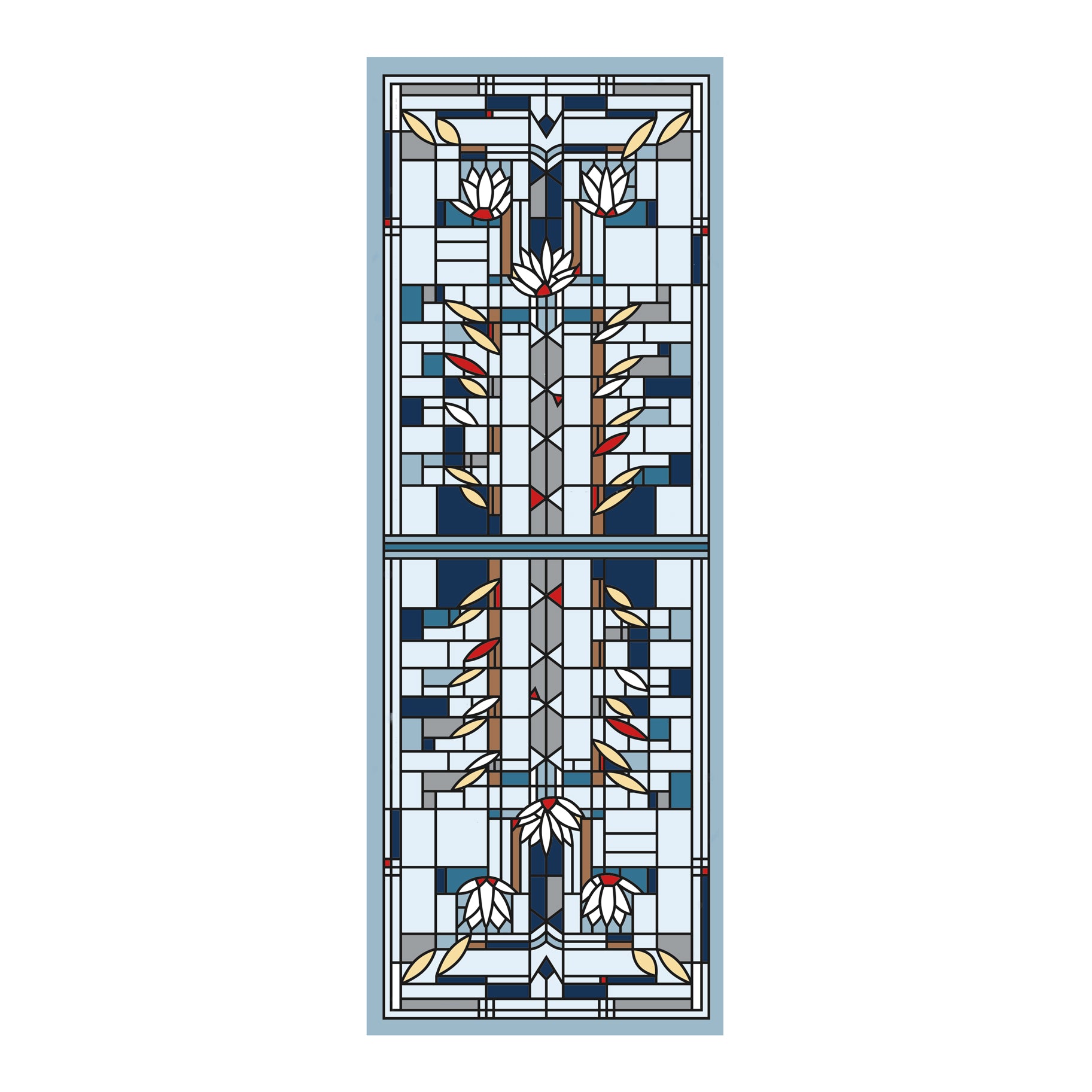Frank Lloyd Wright Waterlilies Silk Blend Shawl – Lightweight & Elegant Evening Wrap