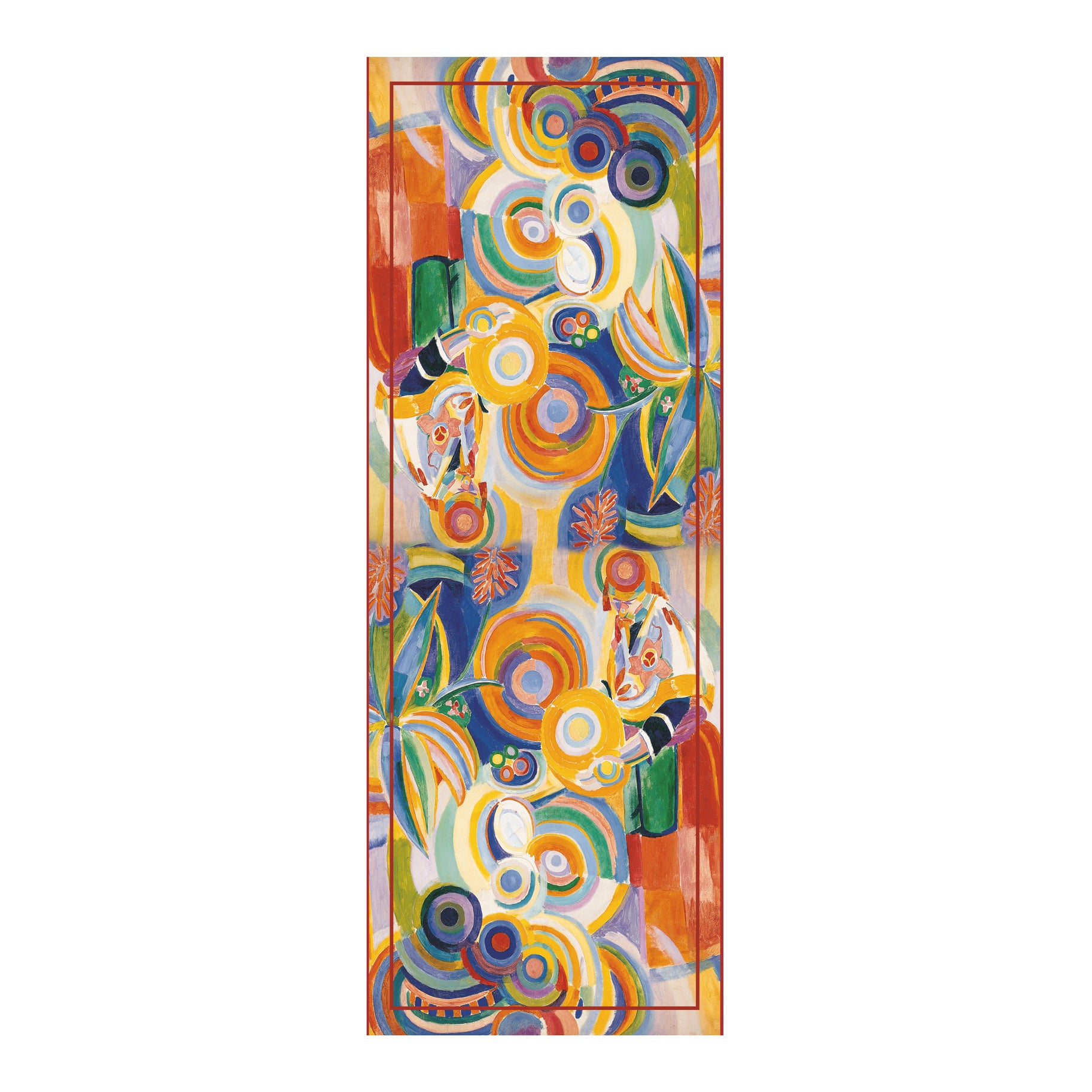 Delaunay Portuguese Woman Silk Blend Shawl – Lightweight Dressy Wrap for Women