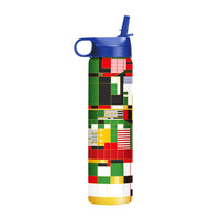 24 oz Water Bottle - Frank Lloyd Wright "Hillside Curtain"
