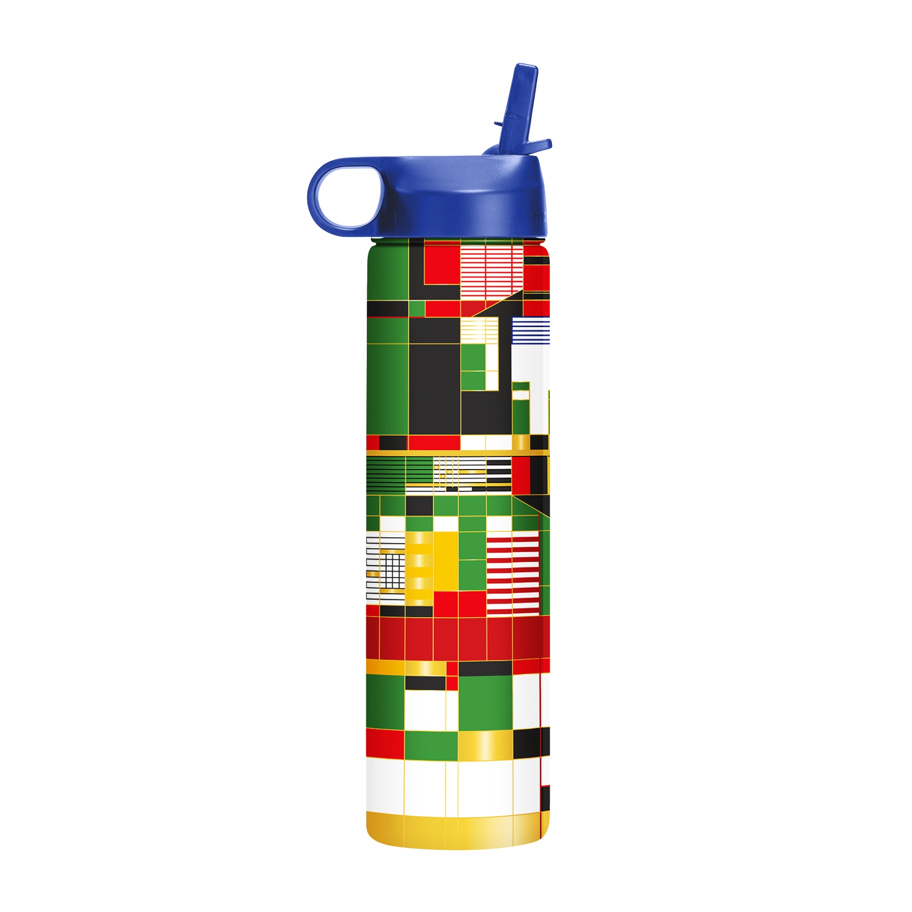 24 oz Water Bottle - Frank Lloyd Wright "Hillside Curtain"