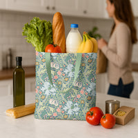 William Morris "Golden Lily" Shoulder Strap Canvas Magazine Tote