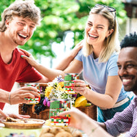 12 oz Stemless Wine Tumbler - Frank Lloyd Wright "Hillside Curtain" - Silver Rim