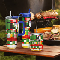 24 oz Water Bottle - Frank Lloyd Wright "Hillside Curtain"