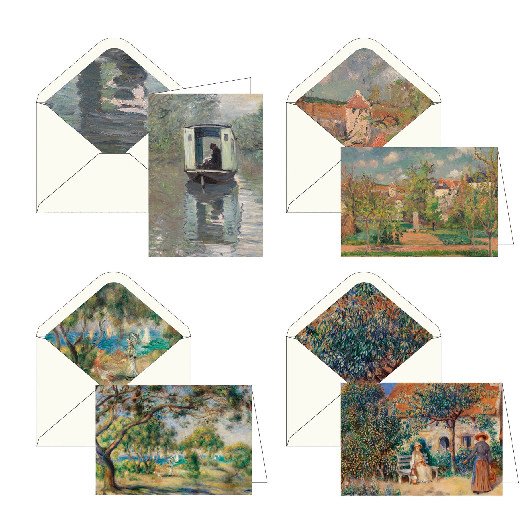 Note Cards - Barnes/Impressionist - Box of 16 Cards & Envelopes