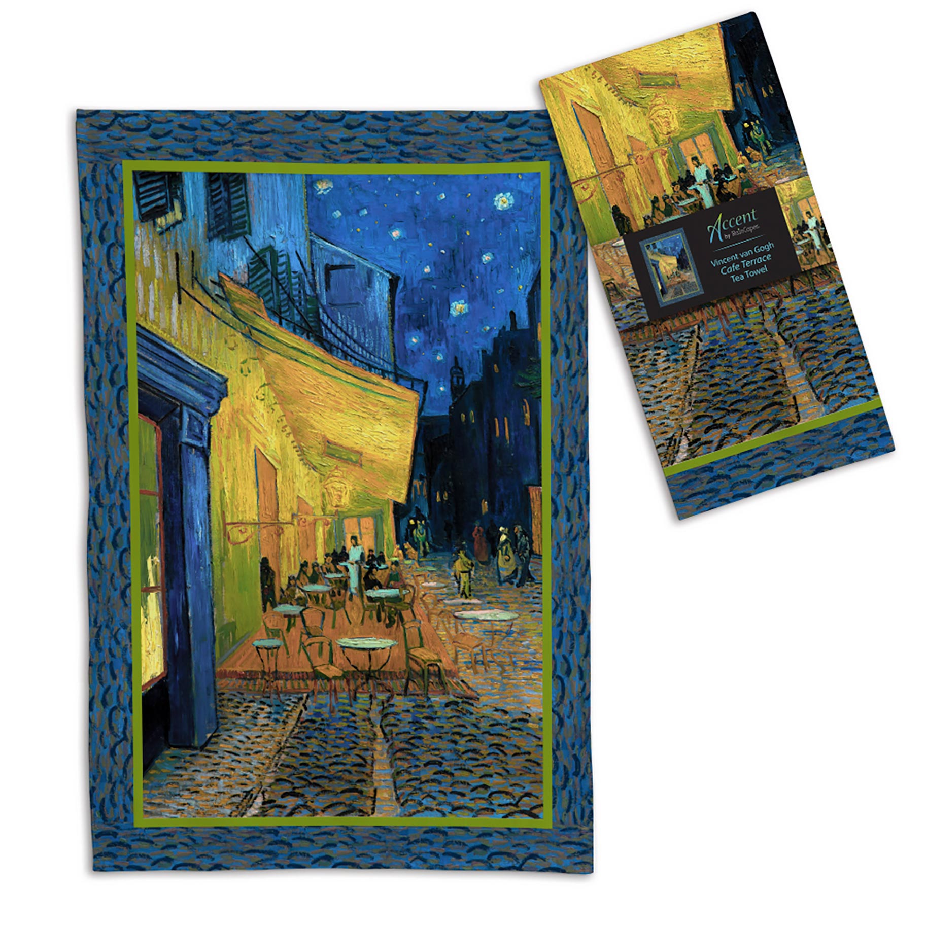van Gogh Cafe Terrace at Night Cotton Tea Towel