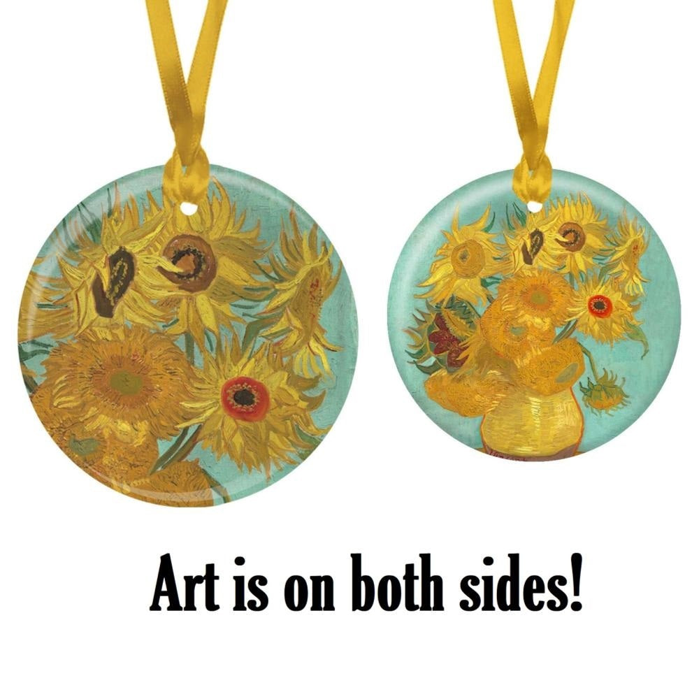 van Gogh Sunflowers Year-round Keepsake Ornament