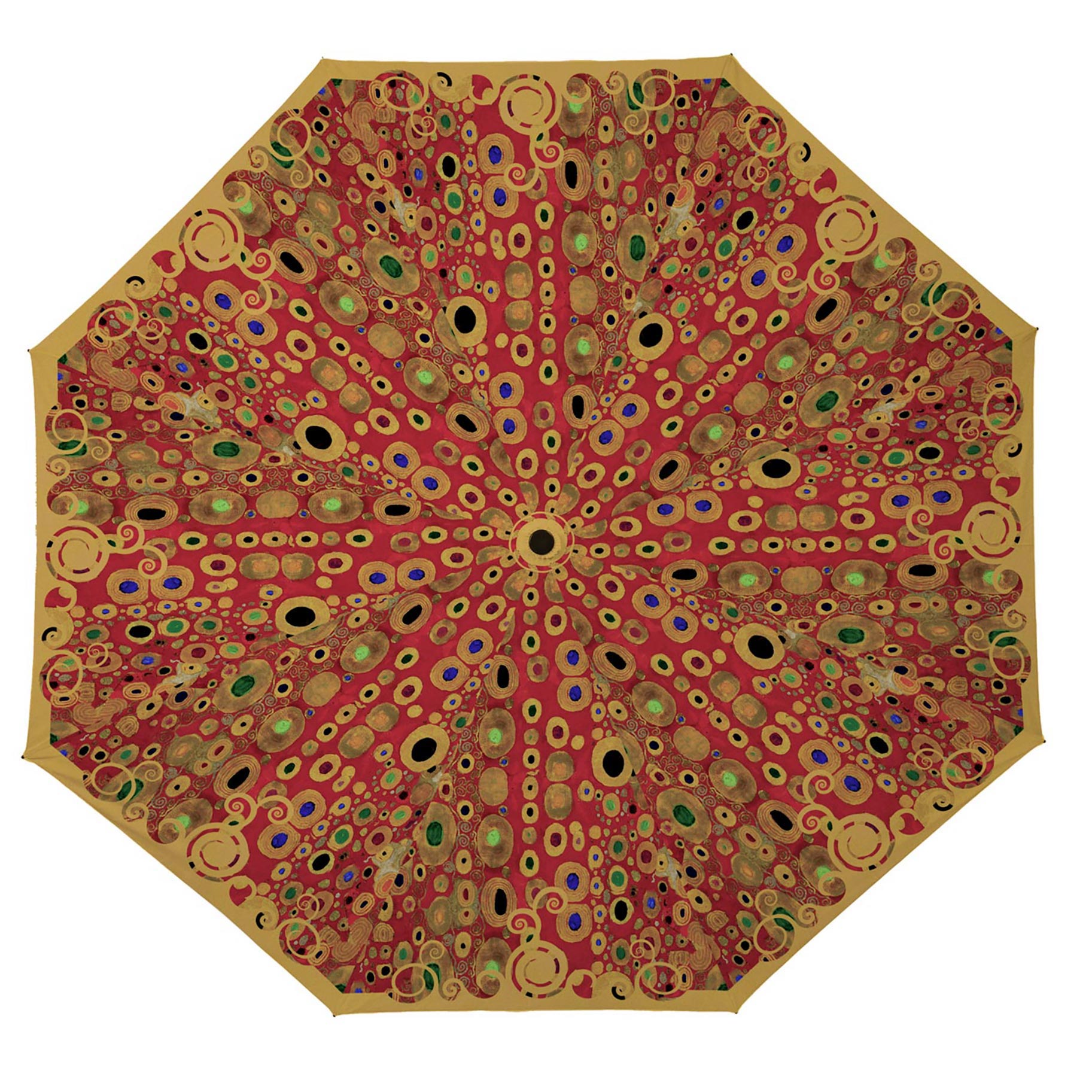 Klimt Hope Red Reverse Umbrella