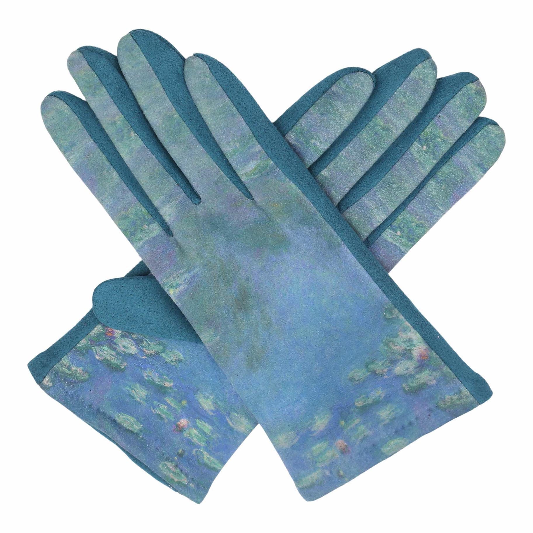 Monet Water Lilies Texting Gloves
