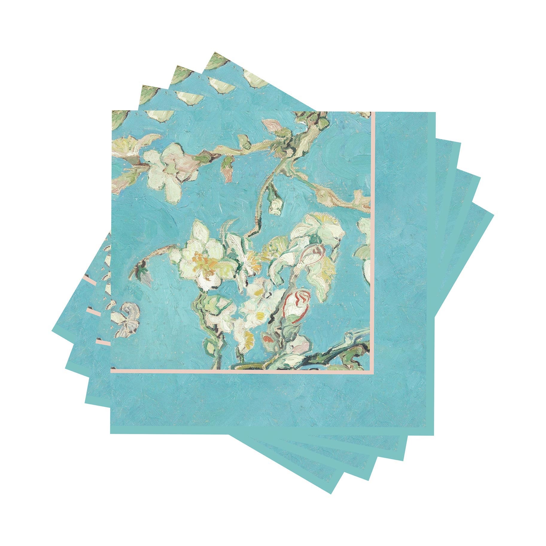 van Gogh Almond Blossom Decoupage Beverage Napkins
