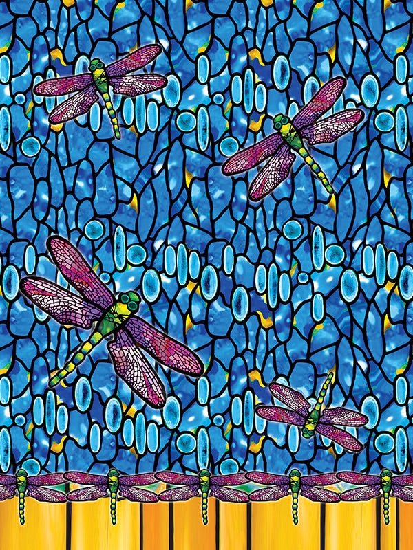 RainCaper Tiffany Dragonfly lamp art design