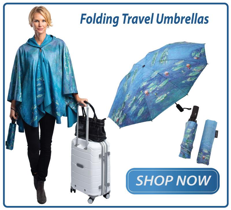 RainCaper Folding Travel Umbrellas