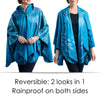 Monet Water Lilies Womens Rain Cape - Rainproof Breathable Rain Poncho