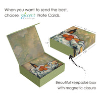 Barnes/Cézanne - Boxed Blank Note Cards – Set of 16 in a Keepsake Gift Box
