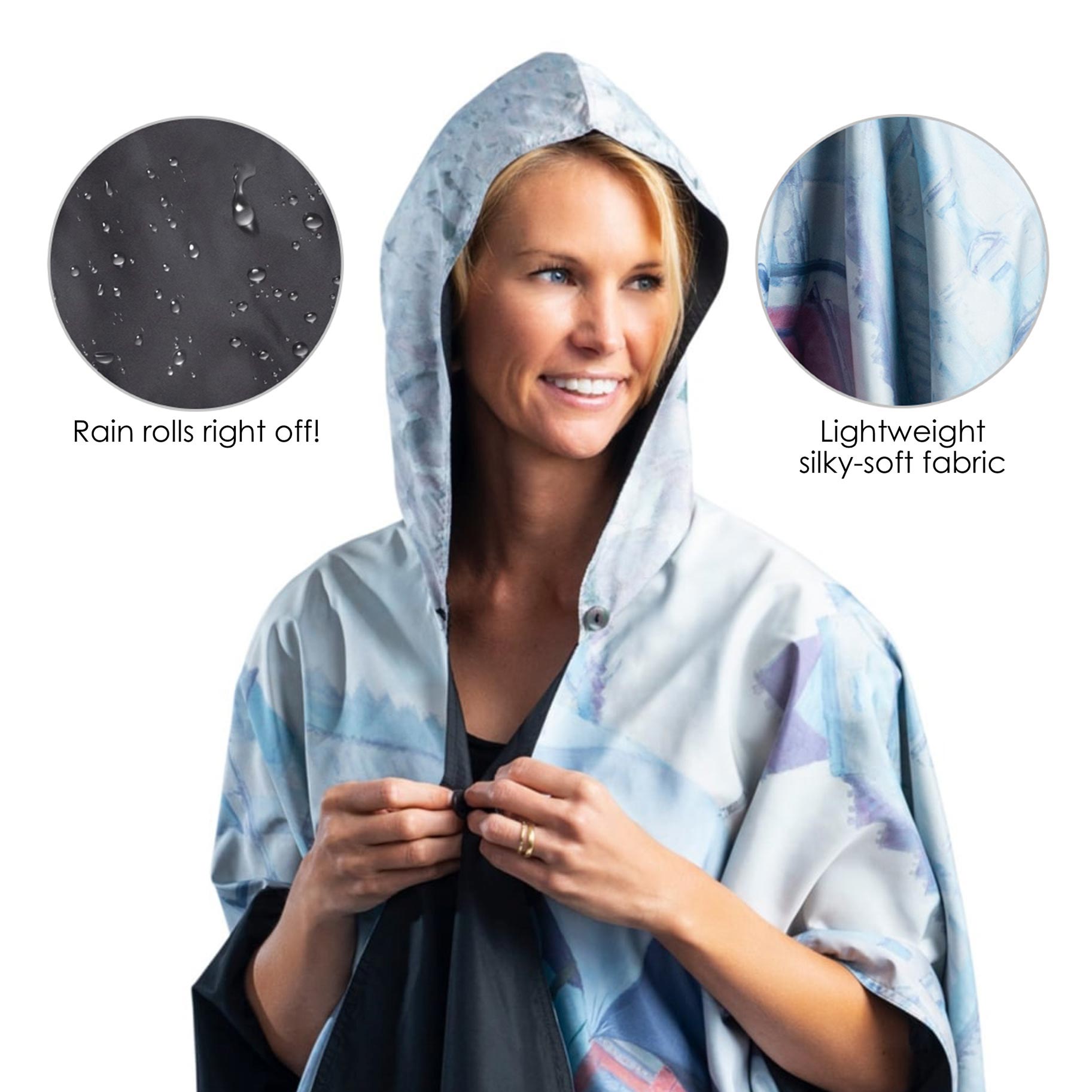 Women's Rain Capes | Reversible Rain Ponchos | Women's Rain