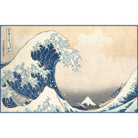 Hokusai The Great Wave Oversized Beach Towel - Microfiber, Quick-Dry