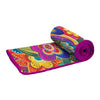 Laurel Burch Carlotta's Garden Oversized Beach Towel - Microfiber, Quick-Dry