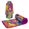 Laurel Burch Carlotta's Garden Oversized Beach Towel - Microfiber, Quick-Dry