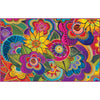Laurel Burch Carlotta's Garden Oversized Beach Towel - Microfiber, Quick-Dry