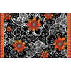 Laurel Burch Orange Blossoms Oversized Beach Towel - Microfiber, Quick-Dry