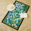 Oversized Beach Towel 40x63" - Microfiber, Quick-Dry, Tiffany Field of Lilies