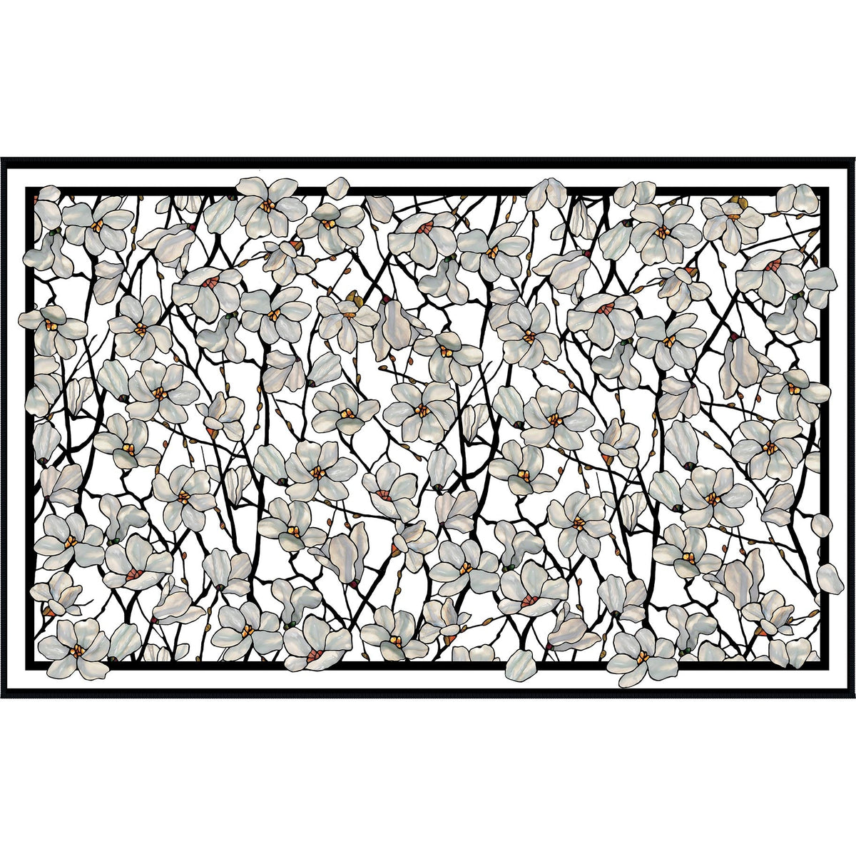 Oversized Beach Towel 40x63" - Microfiber, Quick-Dry, Tiffany Magnolia