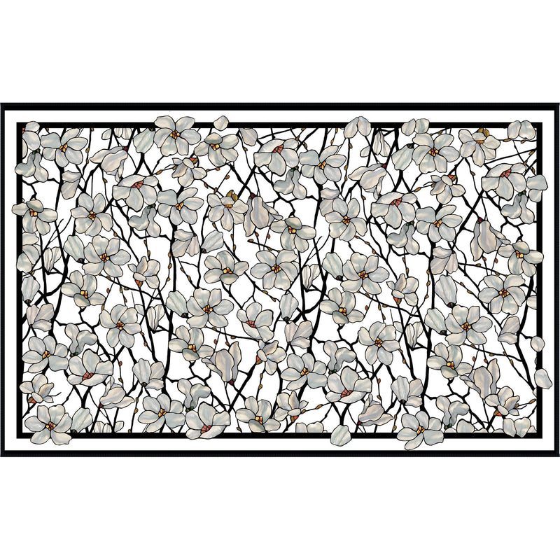Oversized Beach Towel 40x63" - Microfiber, Quick-Dry, Tiffany Magnolia