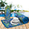 van Gogh Irises Oversized Microfiber Beach Towel – Lightweight, Quick-Dry