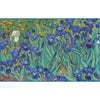 van Gogh Irises Oversized Microfiber Beach Towel – Lightweight, Quick-Dry