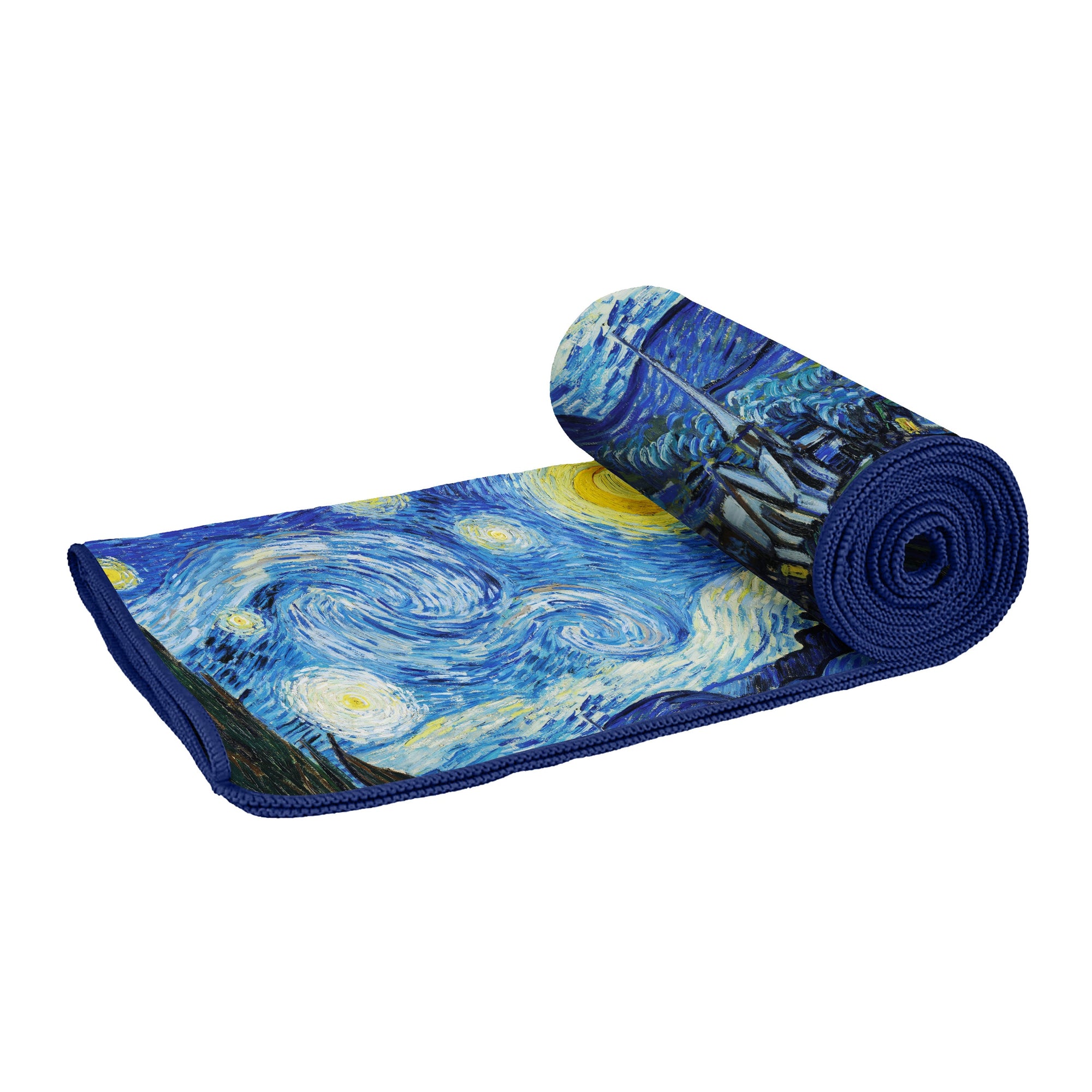 Oversized Beach Towel 40x63" - Microfiber, Quick-Dry, van Gogh Starry Night