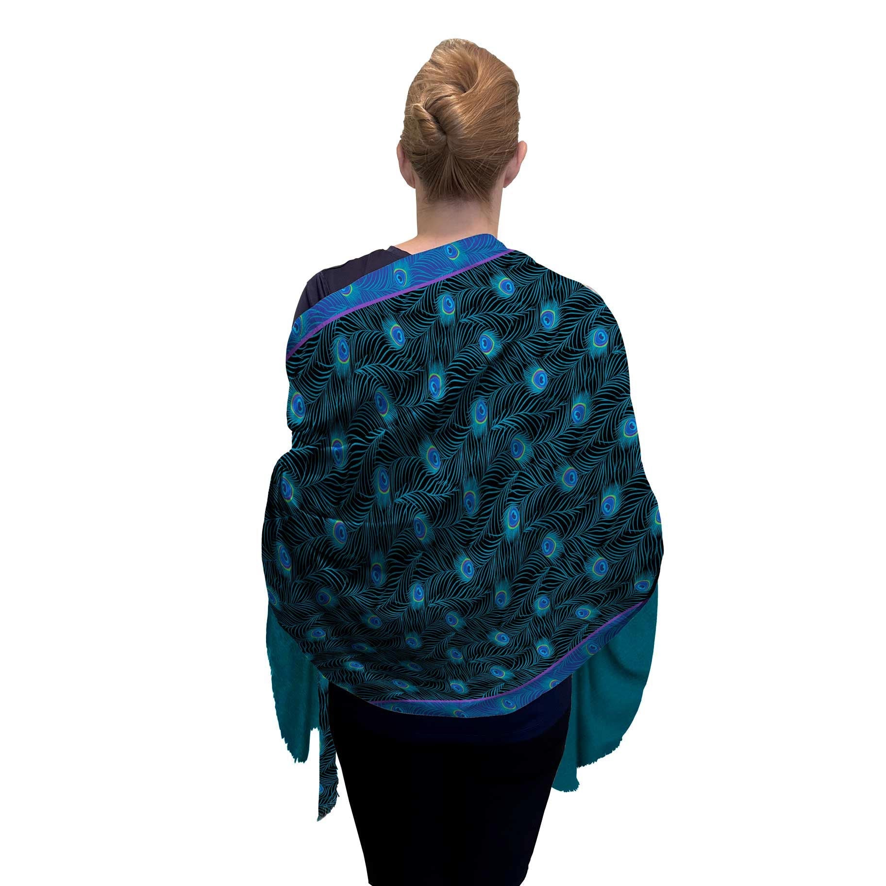 Peacock Womens Fashion Shawl