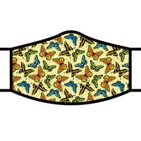 RainCaper Butterflies Reusable Fabric Face Mask