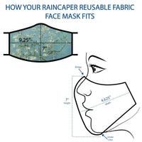 RainCaper Butterflies Reusable Fabric Face Mask