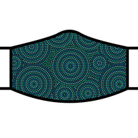 RainCaper Circle Dots Reusable Fabric Face Mask