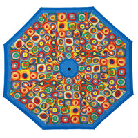 Kandinsky Circles Travel Umbrella – Compact, One-Touch Open & Close