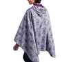RainCaper Plum Wm Morris Hyacinth Travel Cape - Last One!