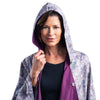 RainCaper Plum Wm Morris Hyacinth Travel Cape - Last One!
