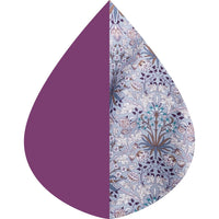 RainCaper Plum Wm Morris Hyacinth Travel Cape - Last One!