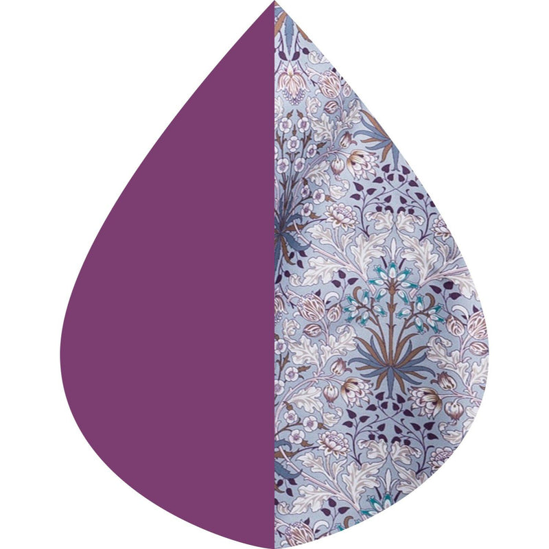 RainCaper Plum Wm Morris Hyacinth Travel Cape - Last One!