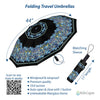 Umbrella - Travel - Tiffany "Clematis"