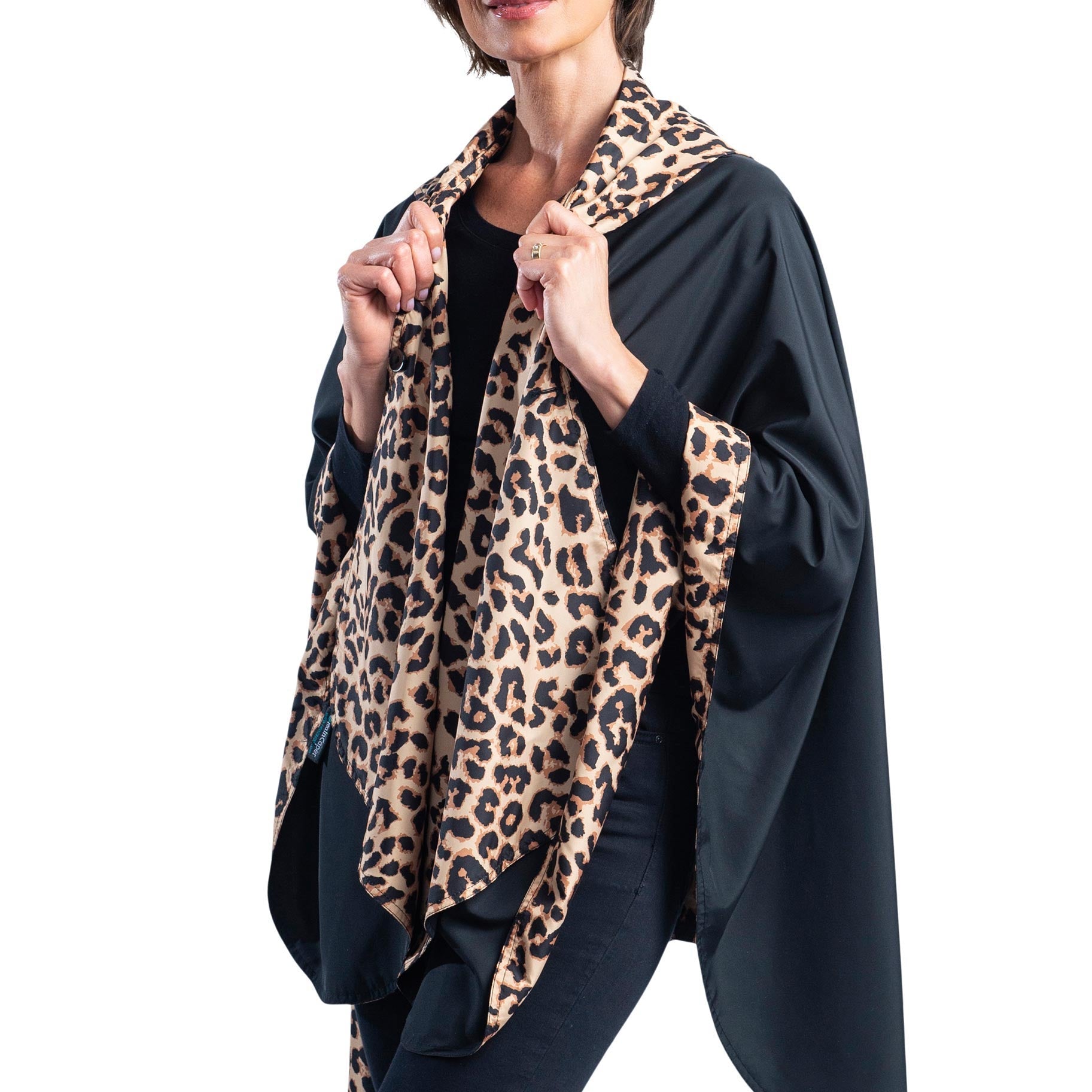 Leopard Animal Print Rain Cape