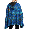 Tiffany Dragonfly Reversible Rain Cape Poncho – Lightweight Hooded Wrap for Women