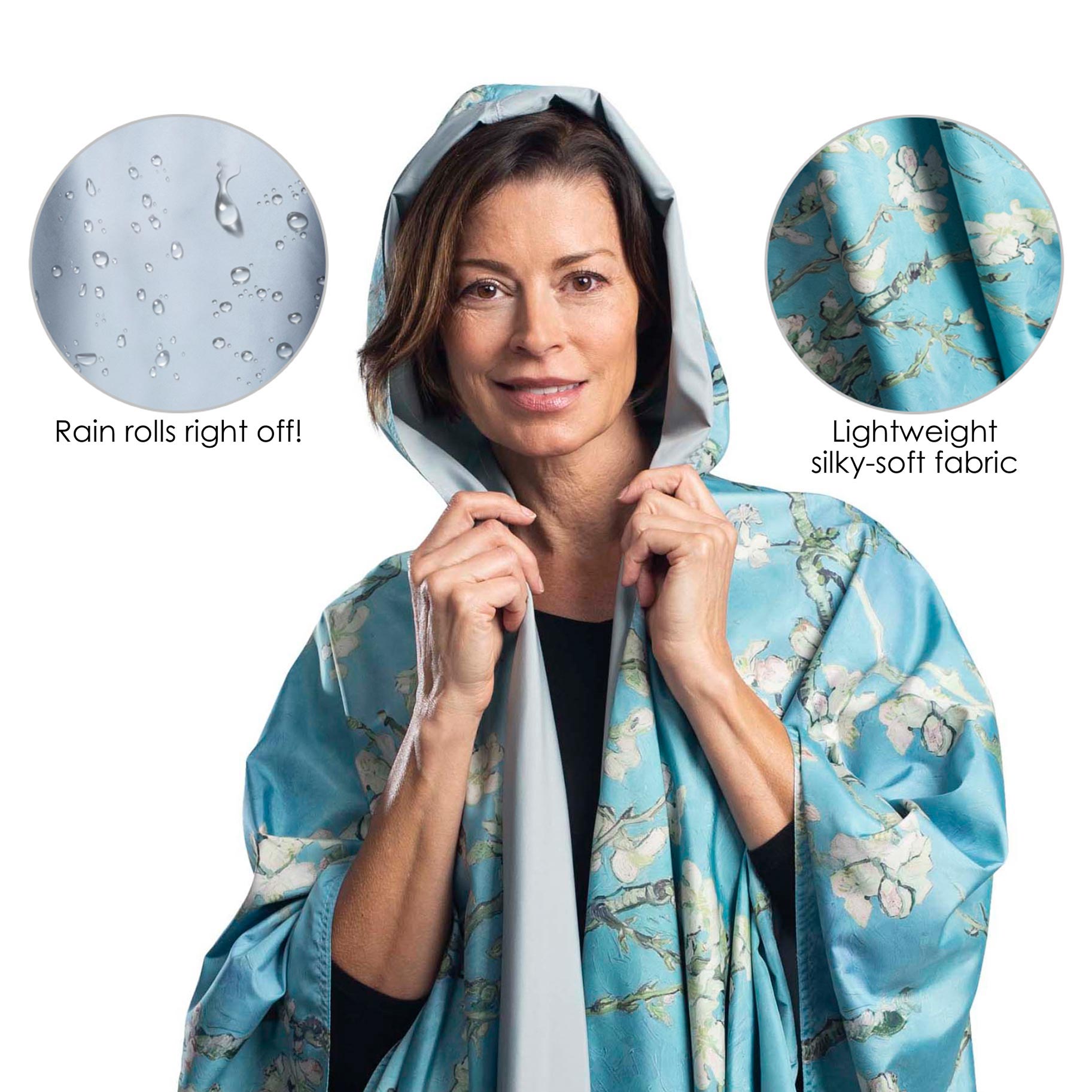 van Gogh Almond Blossom Rain Cape