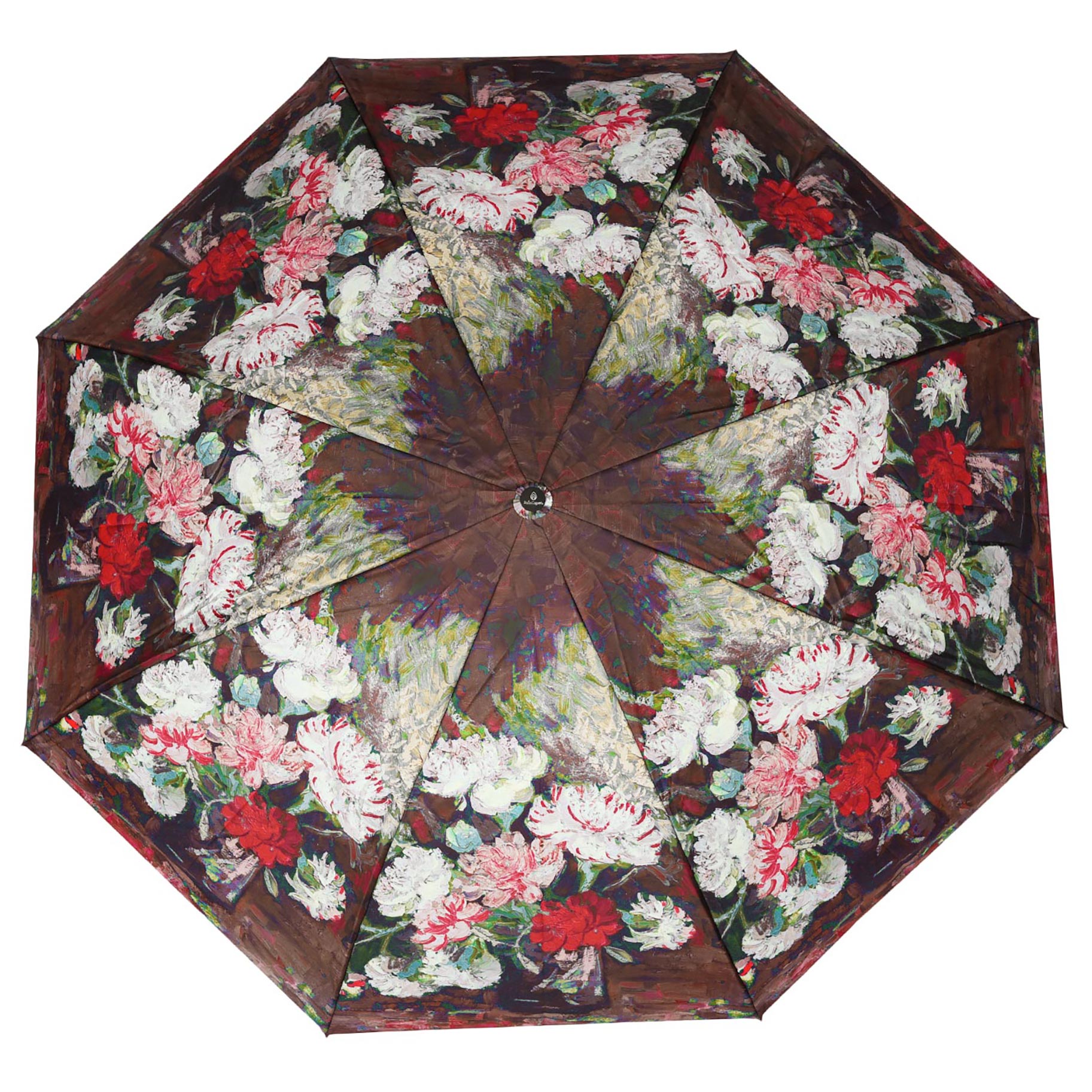 van Gogh Carnations Folding Travel Umbrella