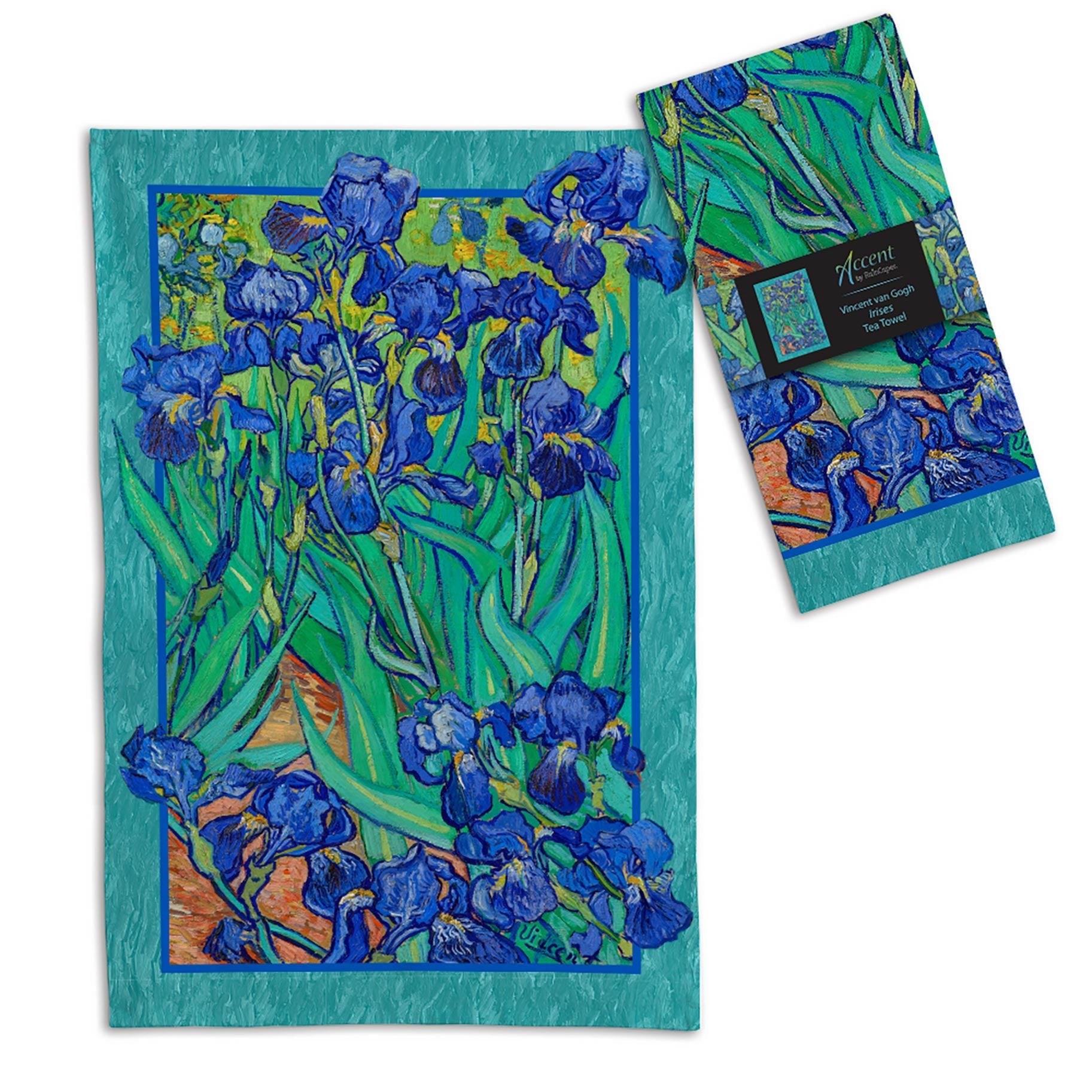 van Gogh Irises Cotton Tea Towel