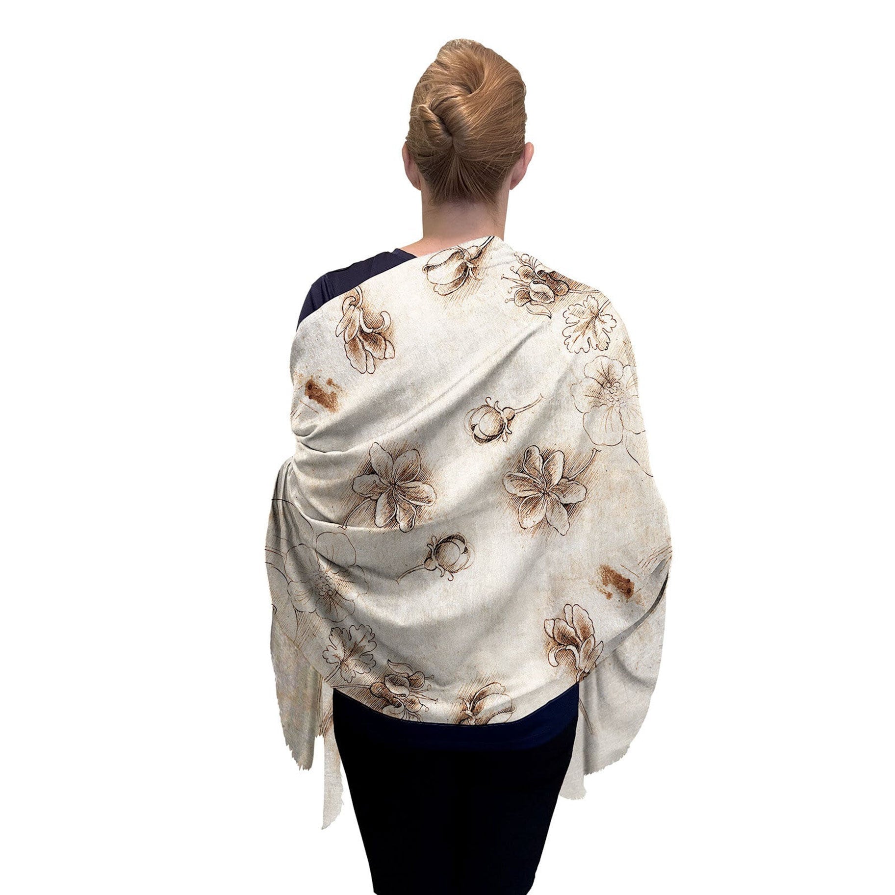 da Vinci Flowers Shawl