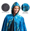 van Gogh Over the Rhone Womens Rain Cape - Rainproof Breathable Rain Poncho