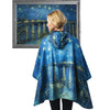 van Gogh Over the Rhone Womens Rain Cape - Rainproof Breathable Rain Poncho