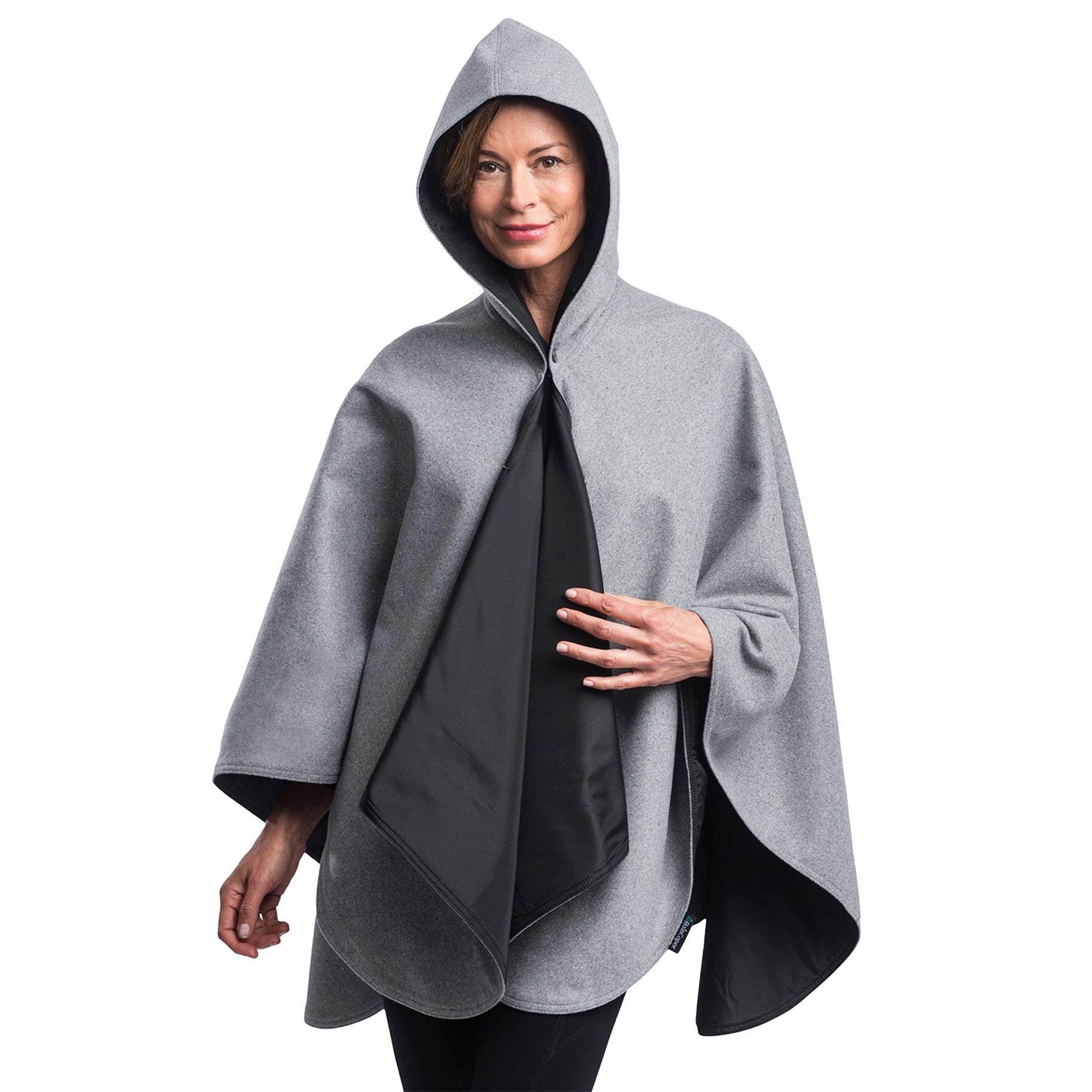 HUNT☆Women's Rain Poncho - Grey Frogg Toggs® Ultra-Lite2 Rain Poncho – frogg toggs